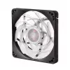 Refrigerador a ar Silverstone FW124 para caixa de computador, preto, branco
