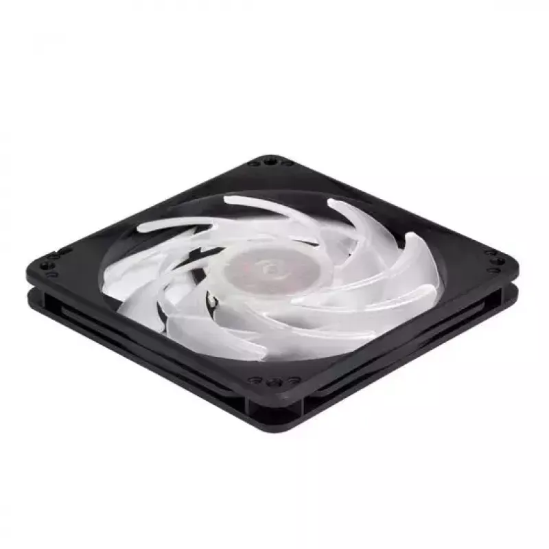 Refrigerador a ar Silverstone FW124 para caixa de computador, preto, branco