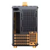 Caixa de computador JONSPLUS MATX Handle Case Z20 – preto-laranja