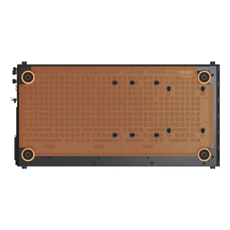 Caixa de computador JONSPLUS MATX Handle Case Z20 – preto-laranja