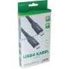 Cabo USB4 InLine 35901A 1m USB-C macho/macho 8K60Hz preto