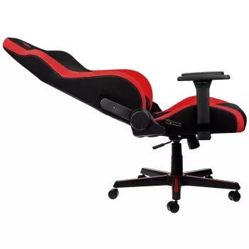 Cadeira gaming Nitro Concepts S300 com revestimento em tecido, altura ajustável 128–140 cm, largura das costas 56 cm, revestimento em tecido (preto/vermelho)