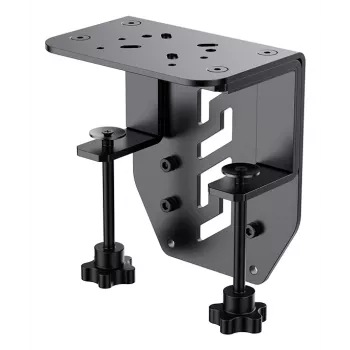 Suporte de mesa Moza Racing Flight Base, suporte de mesa Flight Base, preto, aço, AB9 FFB Base, 145 mm, 102 mm