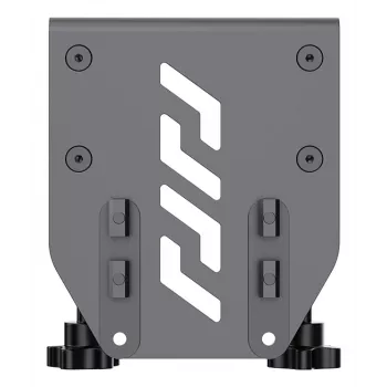 Suporte de mesa Moza Racing Flight Base, suporte de mesa Flight Base, preto, aço, AB9 FFB Base, 145 mm, 102 mm
