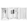 be quiet! Light Base 600 LX BGW68 caixa de PC Midi Tower, ATX, janela lateral em vidro temperado, ARGB, USB-C, suporte para radiador de 360 mm, branca