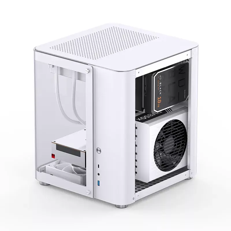 Caixa de PC Jonsbo TK-1 2.0 Mini Tower branco