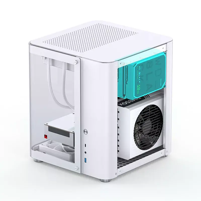 Caixa de PC Jonsbo TK-1 2.0 Mini Tower branco