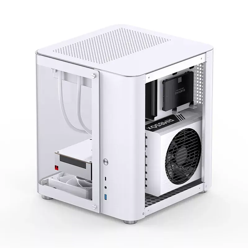 Caixa de PC Jonsbo TK-1 2.0 Mini Tower branco