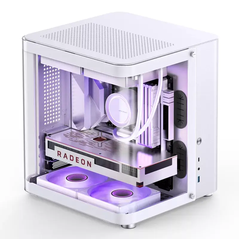 Caixa de PC Jonsbo TK-1 2.0 Mini Tower branco