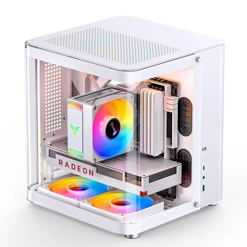 Caixa de PC Jonsbo TK-1 2.0 Mini Tower branco