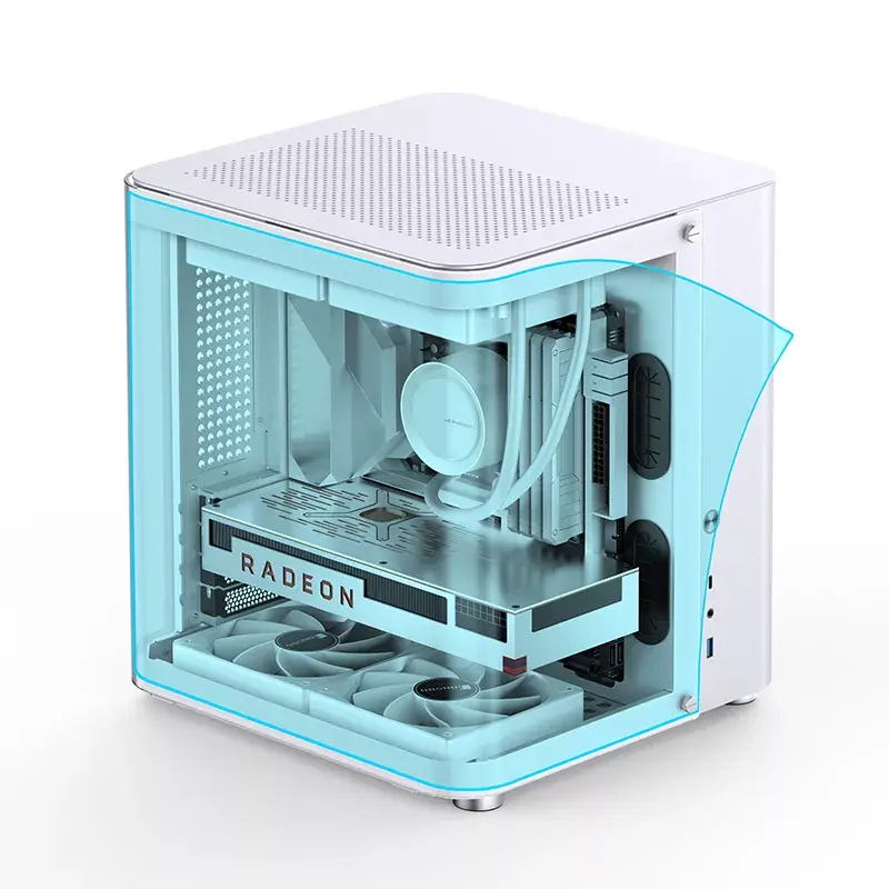 Caixa de PC Jonsbo TK-1 2.0 Mini Tower branco