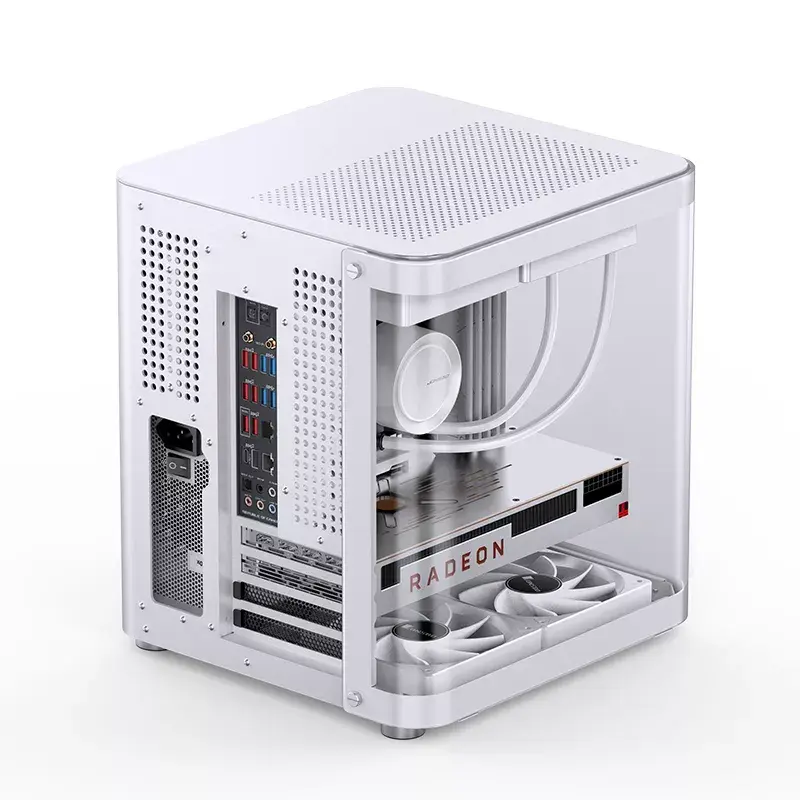 Caixa de PC Jonsbo TK-1 2.0 Mini Tower branco