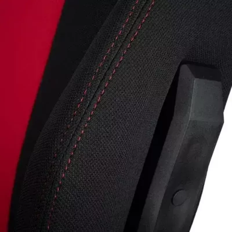 Cadeira acolchoada Nitro Concepts E250 preto vermelho altura ajustável
