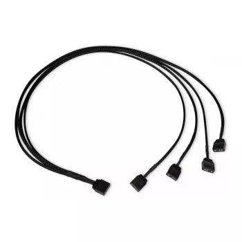 Cabo divisor RGB Alphacool 18712 5V preto 600mm
