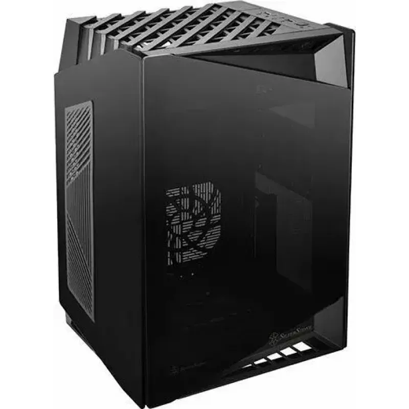 Caixa de computador SilverStone SST-LD03B-AF Mini-ITX preto