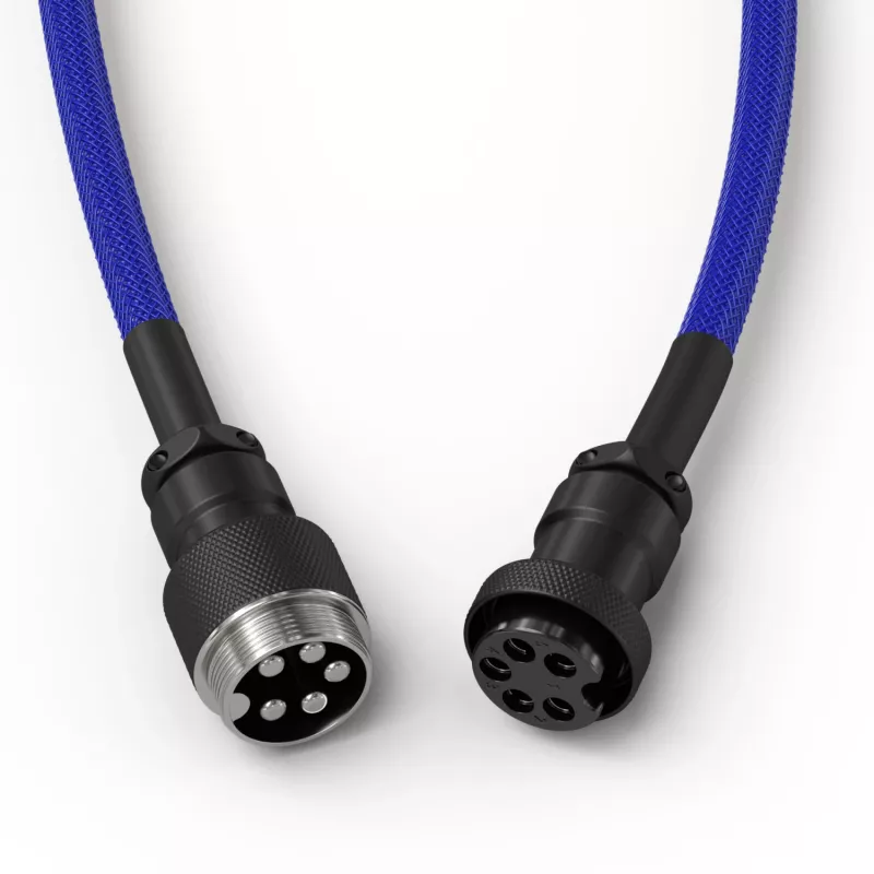 Cabo espiral USB GLORIOUS para teclados mecânicos, GMMK Cobalt Blue GLO-KB-ACC-CBL-COIL-CBLU