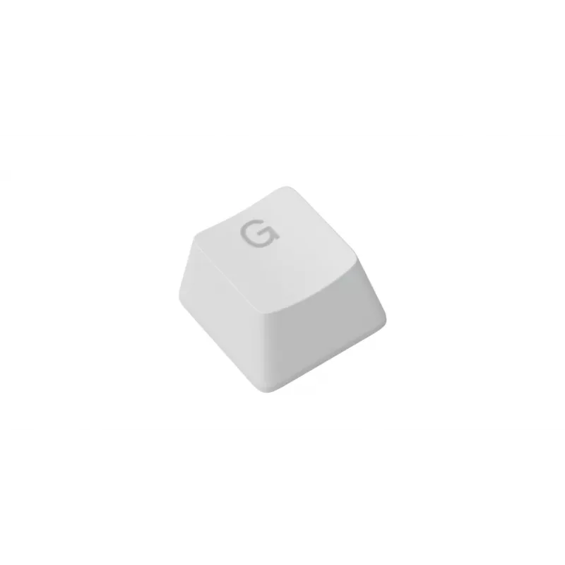 Teclas de teclado Triton Glorious Doubleshot Keycaps V2 — ABS, branco, compatível com GMMK