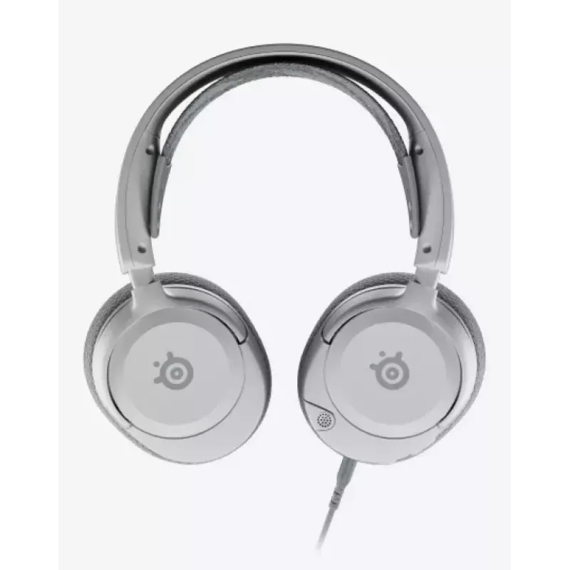 SteelSeries Arctis Nova 1 61607 auscultadores para jogos com fio, ficha de 3,5 mm, microfone com haste, branco