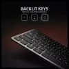 Axagon HMC-KB-US, hub USB 5Gbps com teclado, HDMI 4K/60Hz, 3x USB-A, SD/mSD, áudio, PD 100, layout US