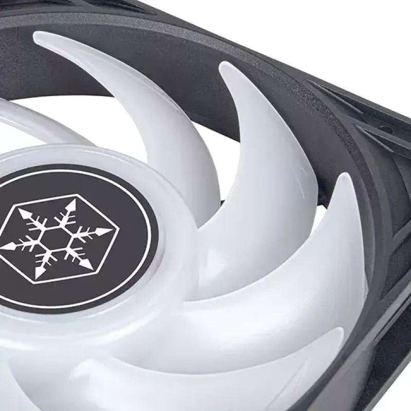Ventoinha Silverstone VISTA 120 ARGB 12 cm preta 2000 RPM FDB
