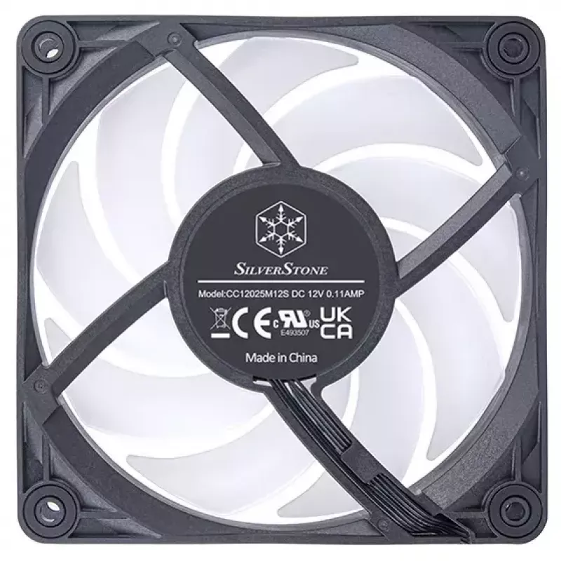 Ventoinha Silverstone VISTA 120 ARGB 12 cm preta 2000 RPM FDB