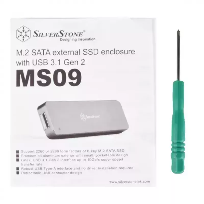 Caixa para SSD Silverstone MS09