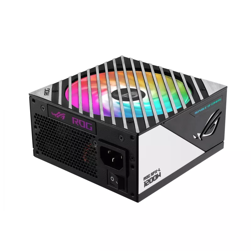 Fonte de alimentação ASUS ROG -LOKI-1200T-SFX-L-GAMING 1200 W 20+4 pin ATX preto, prateado