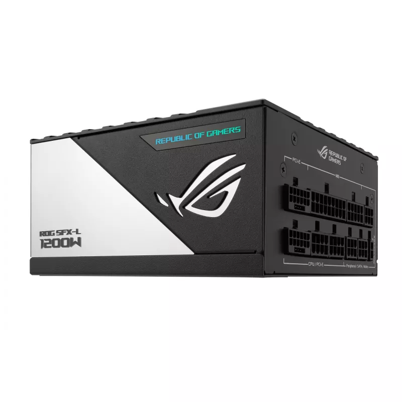 Fonte de alimentação ASUS ROG -LOKI-1200T-SFX-L-GAMING 1200 W 20+4 pin ATX preto, prateado