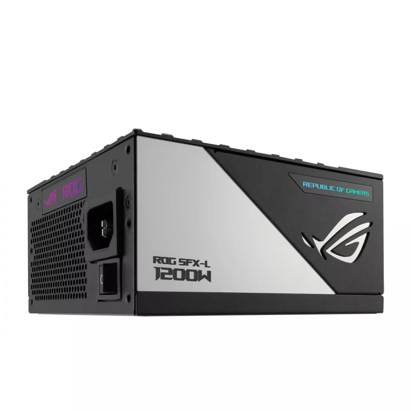 Fonte de alimentação ASUS ROG -LOKI-1200T-SFX-L-GAMING 1200 W 20+4 pin ATX preto, prateado