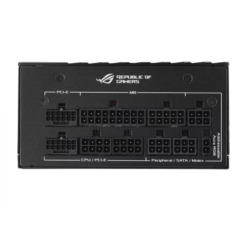 Fonte de alimentação ASUS ROG -LOKI-1200T-SFX-L-GAMING 1200 W 20+4 pin ATX preto, prateado