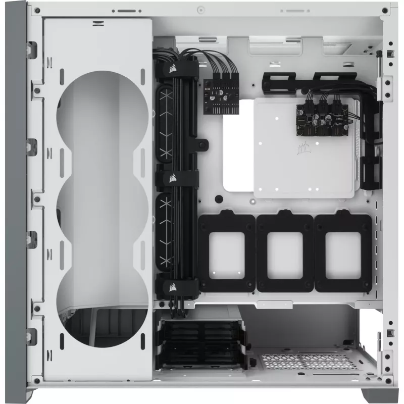 Caixa para PC CORSAIR iCUE 5000X RGB - Mid-Tower ATX com vidro temperado - branco