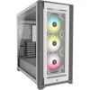 Caixa para PC CORSAIR iCUE 5000X RGB - Mid-Tower ATX com vidro temperado - branco