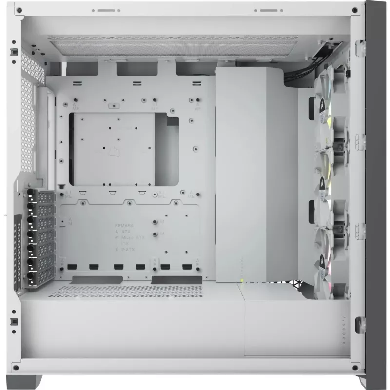 Caixa para PC CORSAIR iCUE 5000X RGB - Mid-Tower ATX com vidro temperado - branco