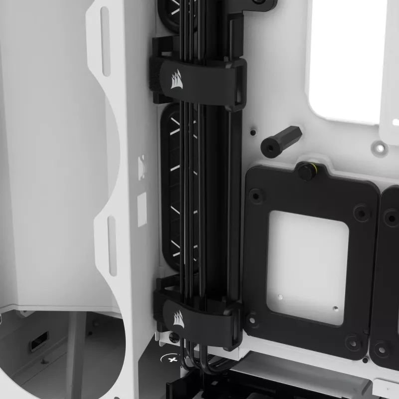 Caixa para PC CORSAIR iCUE 5000X RGB - Mid-Tower ATX com vidro temperado - branco