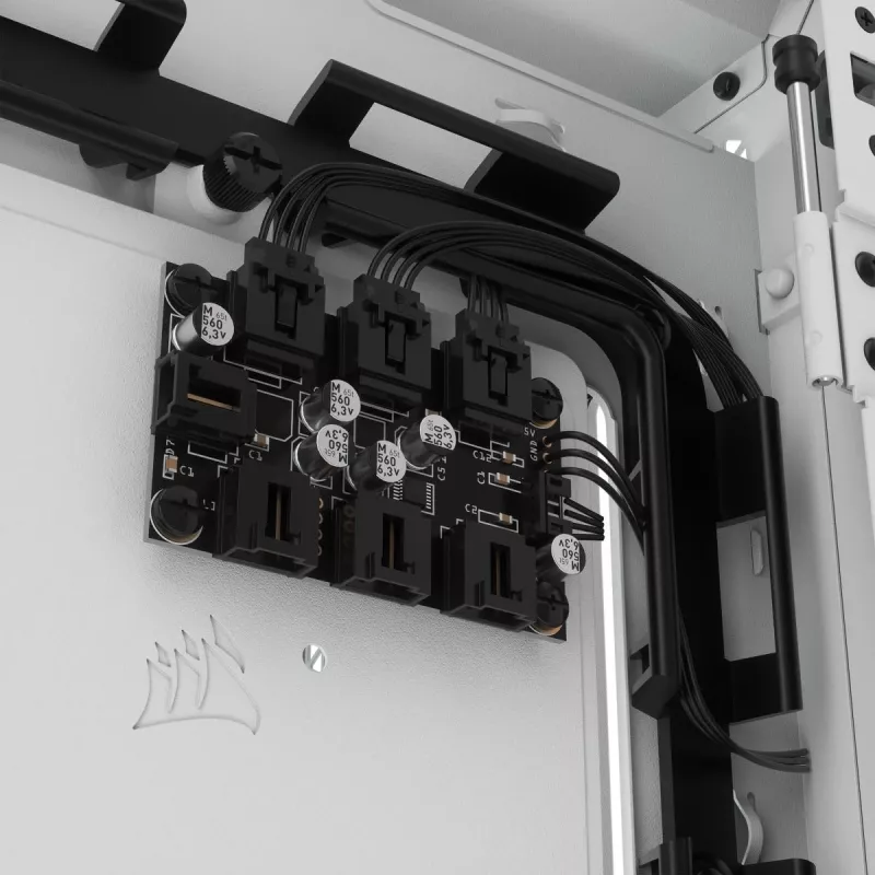 Caixa para PC CORSAIR iCUE 5000X RGB - Mid-Tower ATX com vidro temperado - branco