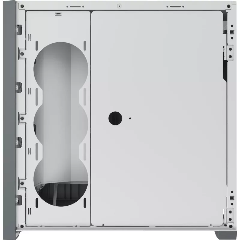 Caixa para PC CORSAIR iCUE 5000X RGB - Mid-Tower ATX com vidro temperado - branco