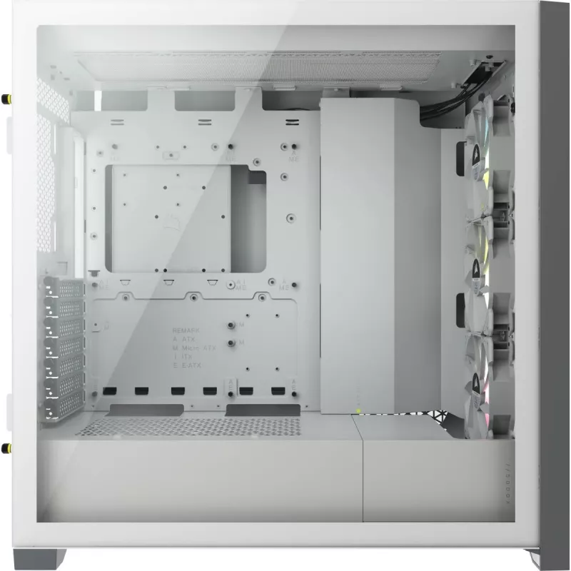 Caixa para PC CORSAIR iCUE 5000X RGB - Mid-Tower ATX com vidro temperado - branco
