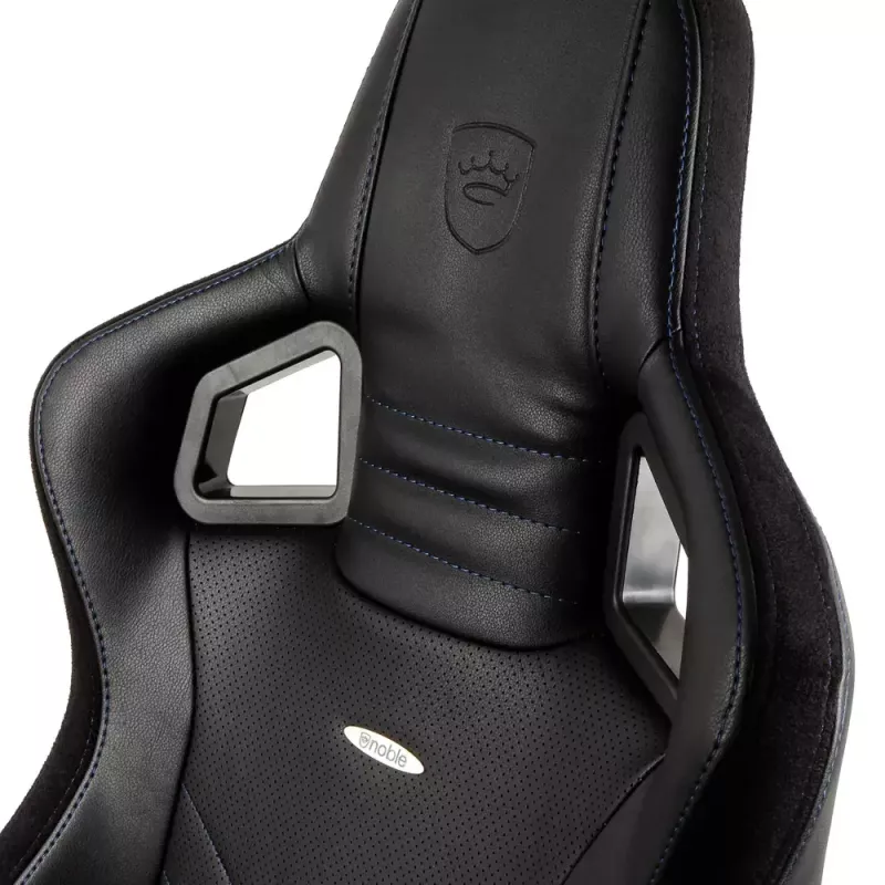 noblechairs EPIC NBL-PU-BLU-002 cadeira para jogos, preto/azul
