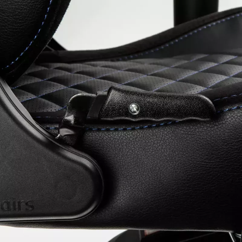 noblechairs EPIC NBL-PU-BLU-002 cadeira para jogos, preto/azul