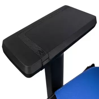 Cadeira gaming Nitro Concepts X1000 assento acolchoado preto azul 135 kg