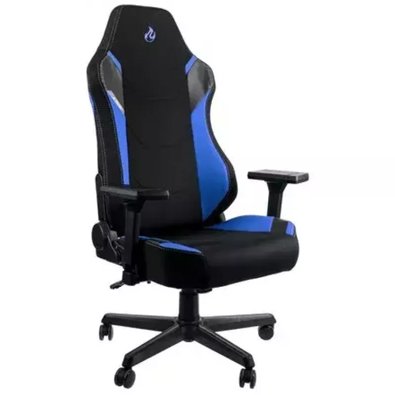 Nitro Concepts X1000 NC-X1000-BB cadeira gaming para PC, assento estofado, preto/azul (Galactic Blue)