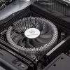 SilverStone SST-NT07-1700 cooler a ar para CPU de perfil baixo, 80 mm, 1500–3600 rpm, preto