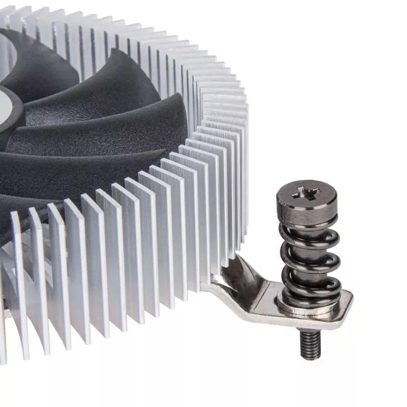 SilverStone SST-NT07-1700 cooler a ar para CPU de perfil baixo, 80 mm, 1500–3600 rpm, preto