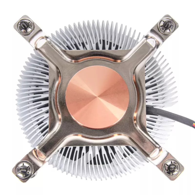 SilverStone SST-NT07-1700 cooler a ar para CPU de perfil baixo, 80 mm, 1500–3600 rpm, preto