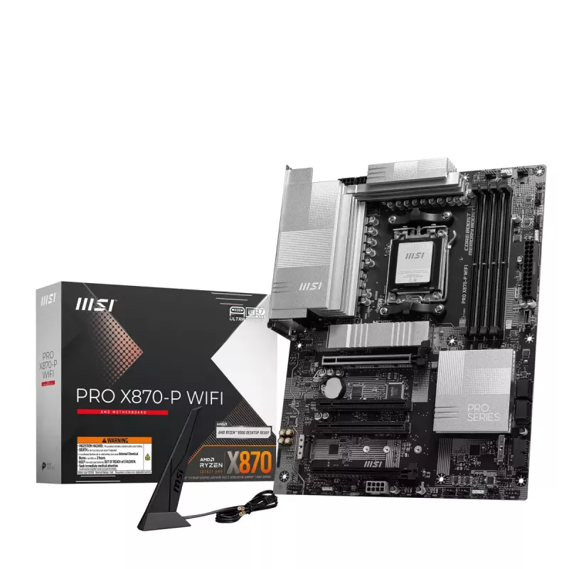 Placa-mãe MSI PRO X870-P WIFI, AMD X870, socket AM5, ATX
