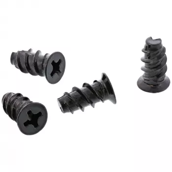 Parafusos para ventoinha InLine 5,0x10,0mm pretos 50 unid.