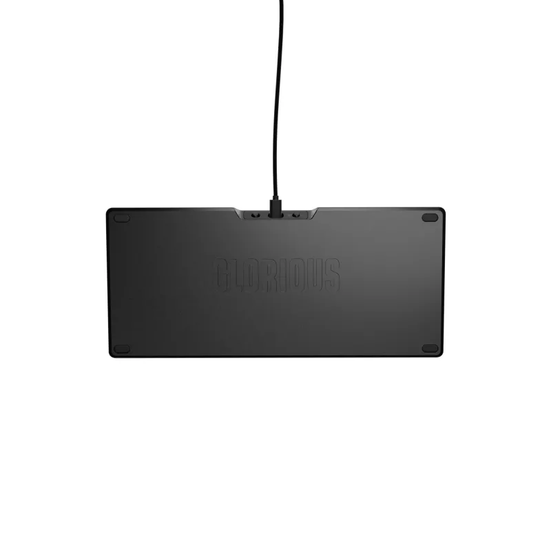 Glorious Gaming GMMK 3 PRO 75% Prebuilt Wired preto - US, com fio, USB, mecânico, QWERTY, RGB LED, preto