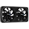 Ventoinha dupla Aerocool ASTRO24 PC 12cm ARGB LED suporte antivibração preto