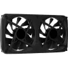 Ventoinha dupla Aerocool ASTRO24 PC 12cm ARGB LED suporte antivibração preto