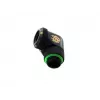 Conector para refrigeração líquida de CPU/GPU BitsPower BP-MBE90RML latão adaptador rotativo de 90° rosca de 1/4 polegadas preto